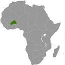 Map of Burkina Faso